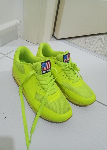 Sarı Kadın Spor Ayakkabı
