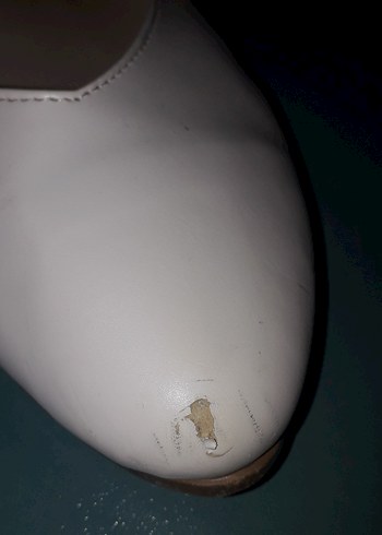 Kız Çocuk Beyaz Tokalı Bale Ayakkabısı - Görsel 2