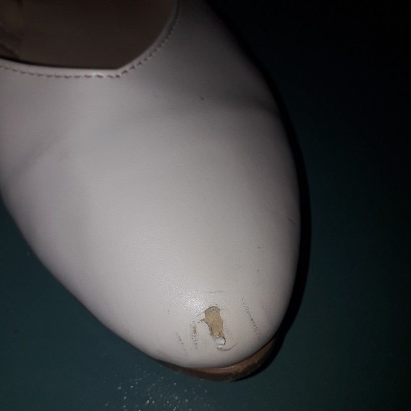 Kız Çocuk Beyaz Tokalı Bale Ayakkabısı - Görsel 2