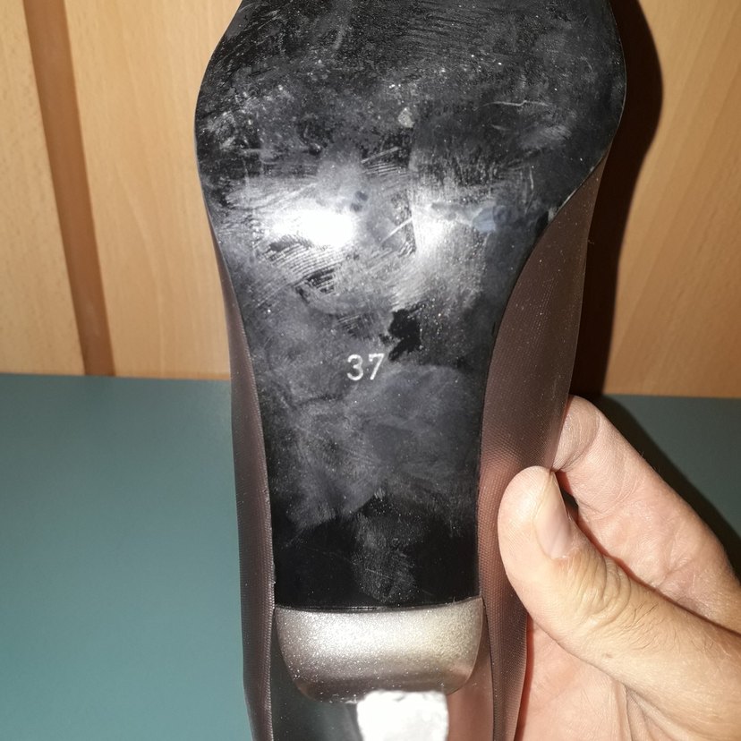 Kahverengi Tokalı Kadın Stiletto - Görsel 4