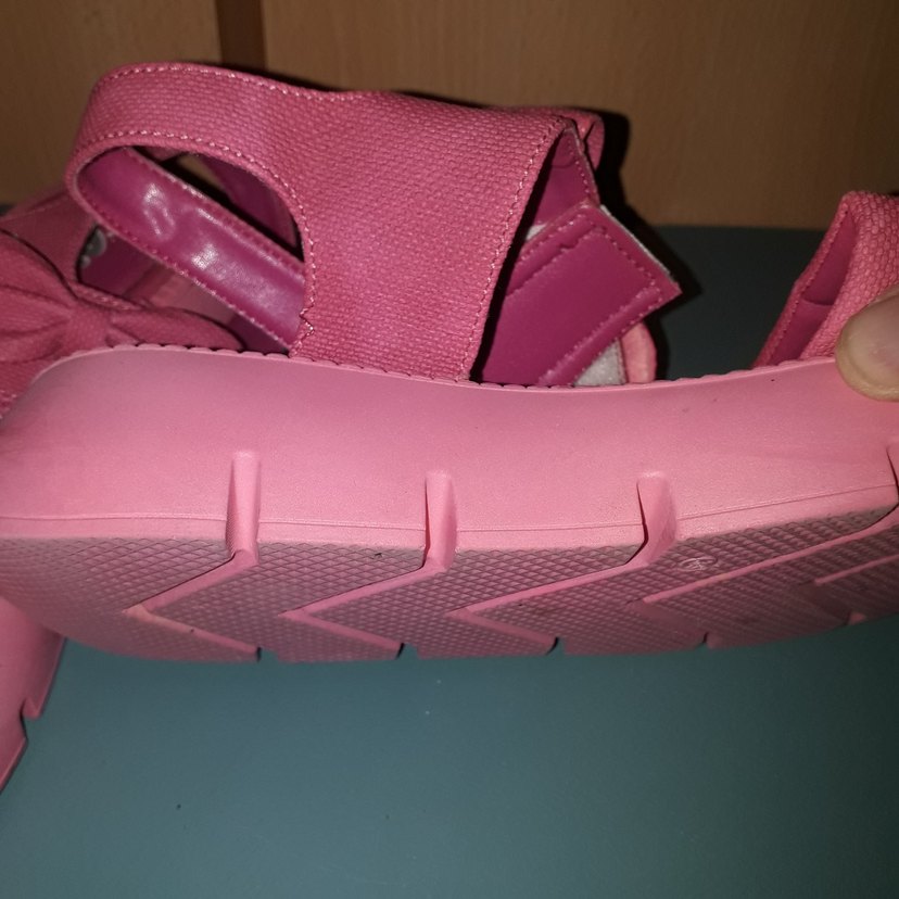 Pembe Dolgu Topuklu Kadın Sandalet - Görsel 2