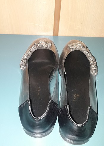 Siyah Payetli Kadın Abiye Ayakkabı Babet 2 çift var ilanda - Görsel 3
