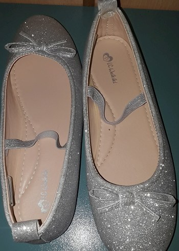 Siyah Payetli Kadın Abiye Ayakkabı Babet 2 çift var ilanda - Görsel 2