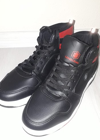 Kırmızı Siyah Erkek Spor Ayakkabı - Görsel 5