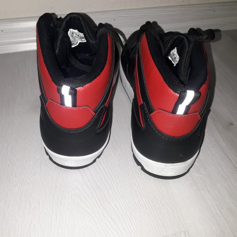 Kırmızı Siyah Erkek Spor Ayakkabı - Görsel 4