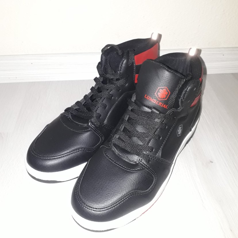 Kırmızı Siyah Erkek Spor Ayakkabı - Görsel 5