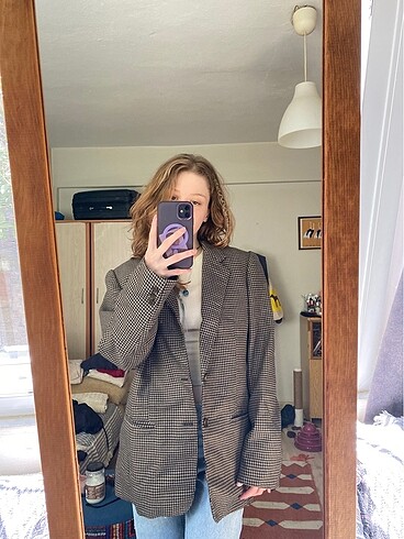 Vatkalı blazer ceket