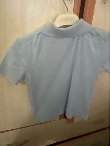 m Beden Polo yaka crop top