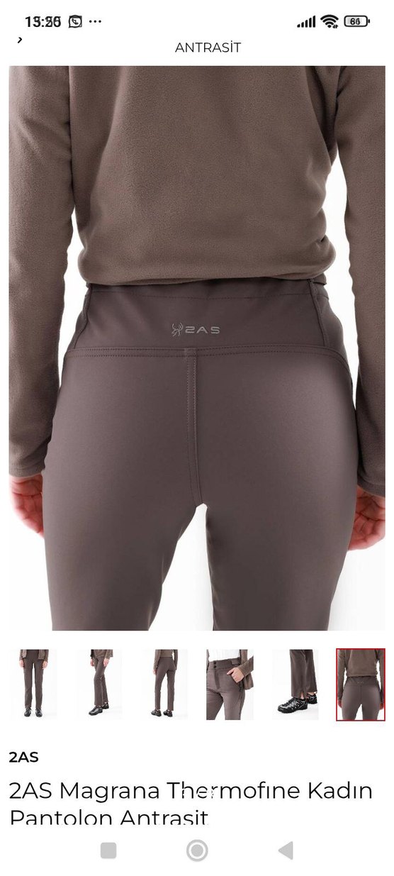 2as magrana themofıne Kadın Regular Fit Kumaş Pantolon - Görsel 2