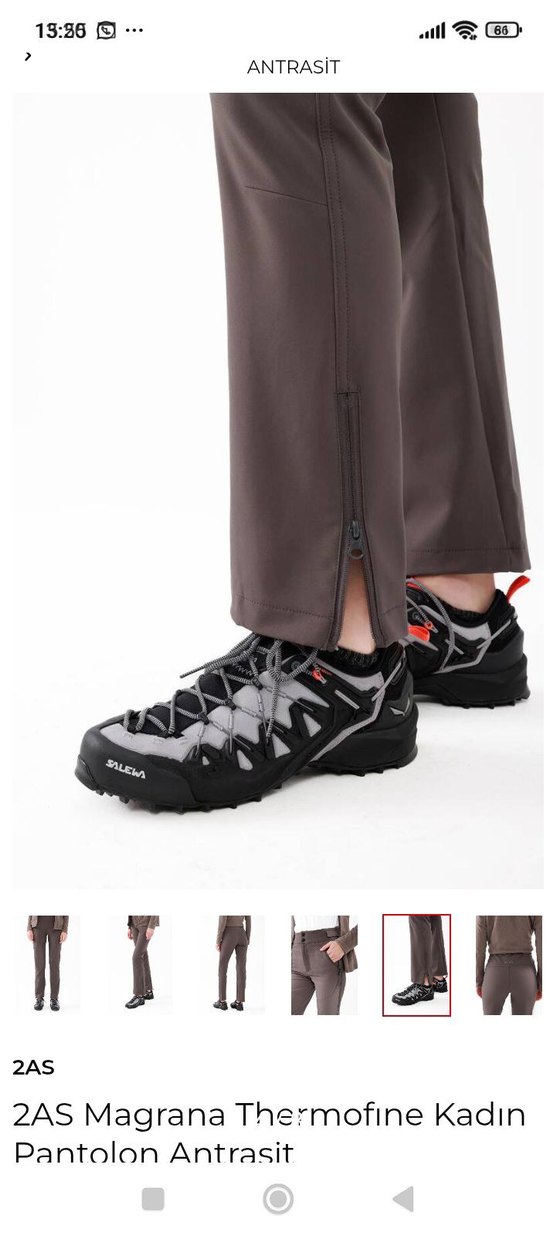 2as magrana themofıne Kadın Regular Fit Kumaş Pantolon - Görsel 3