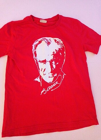 6 Yaş Beden Tişört Atatürk tişörtü 