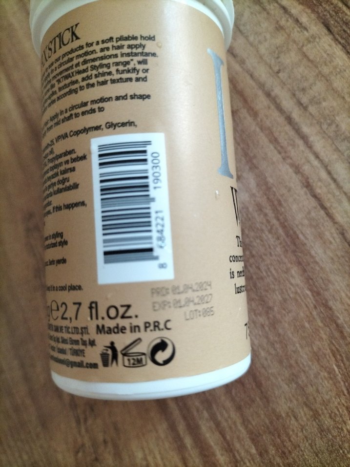 IKT Waxstick Saç Şekillendirici 75g - Görsel 2