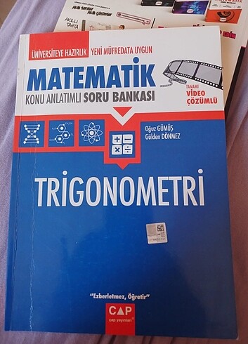 Trigonometri kitabı çap temiz kitaptır 