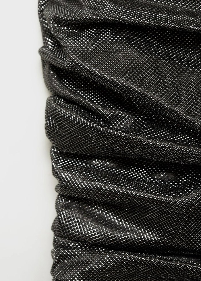 mango straplez elbise - Görsel 5