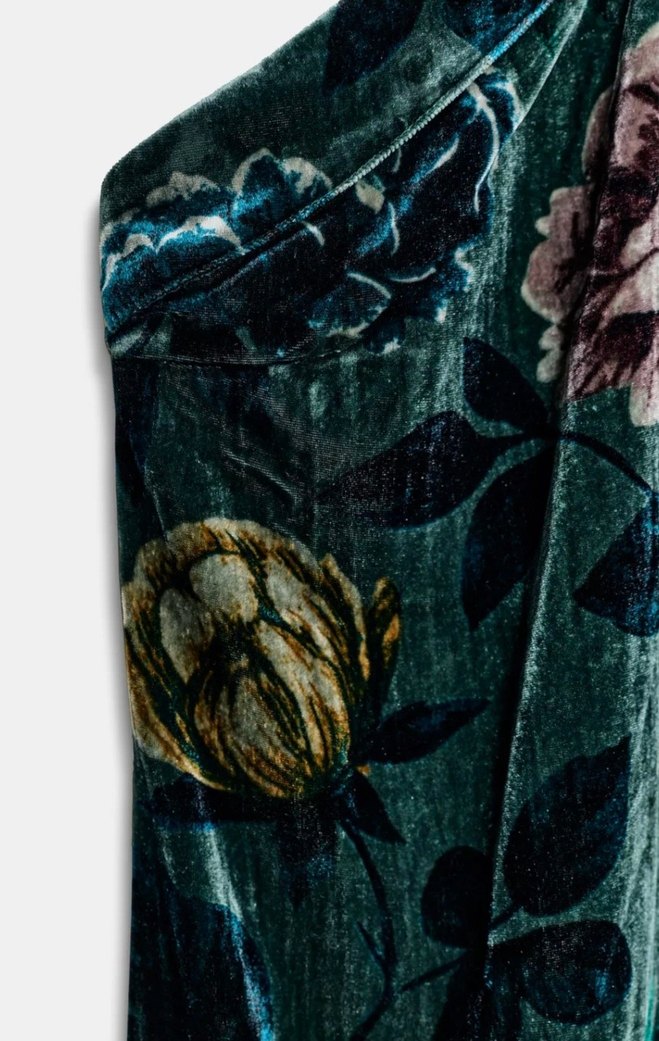 kadife boncuklu zara mini elbise - Görsel 3