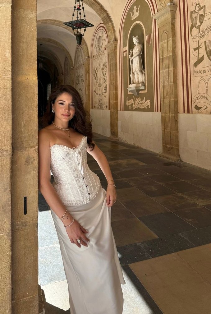 beyaz korse bustiyer pinterest stil - Görsel 4