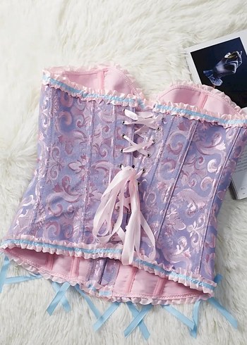 lila korse bustiyer pinterest stil - Görsel 6