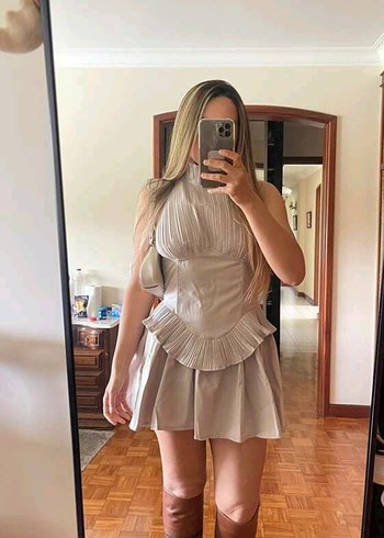 shein yesil elbise - Görsel 8