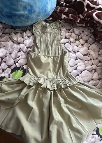 shein yesil elbise - Görsel 10