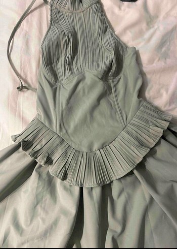 shein yesil elbise - Görsel 6