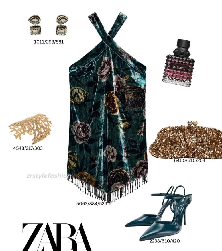 kadife boncuklu zara mini elbise - Görsel 2