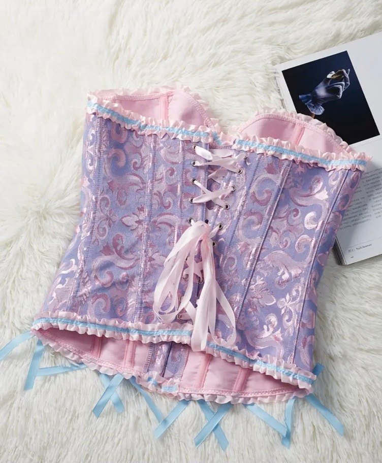 lila korse bustiyer - Görsel 2