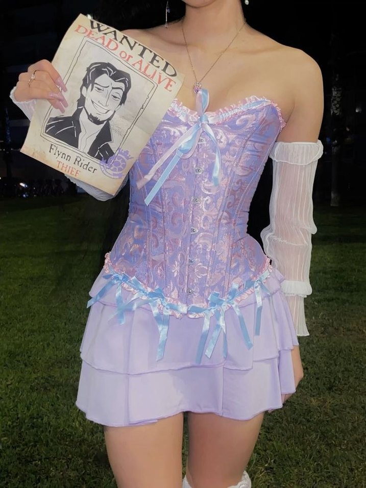 lila korse bustiyer - Görsel 4