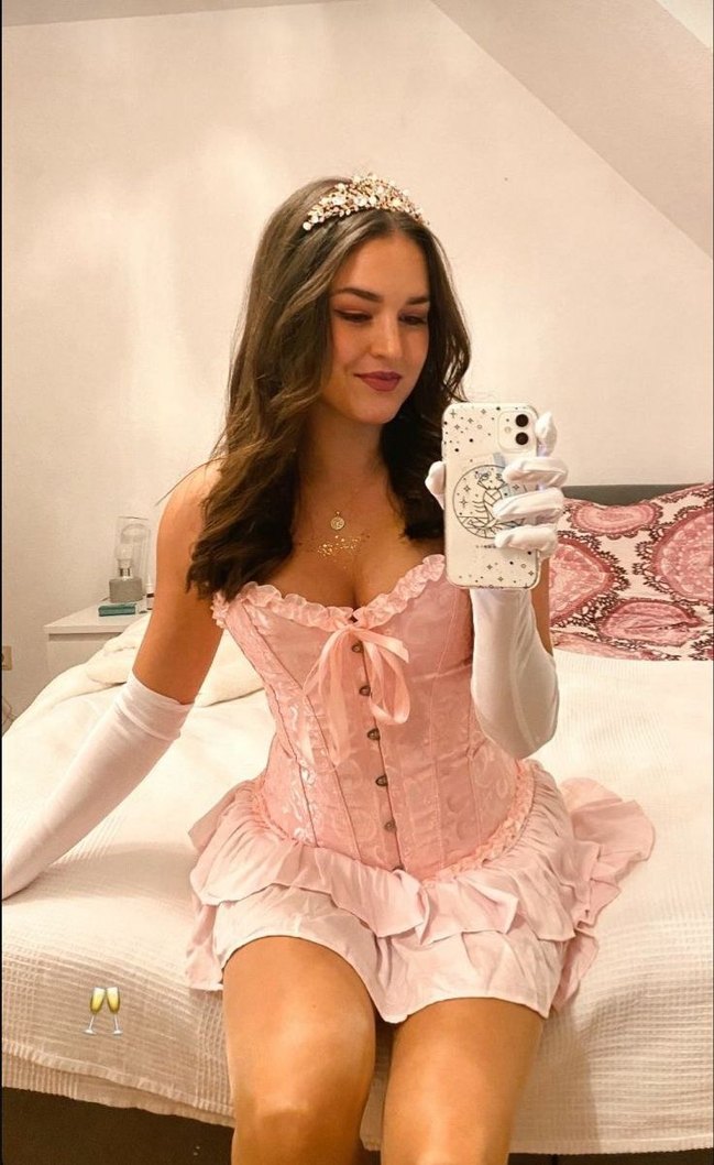 pembe korse bustiyer - Görsel 2