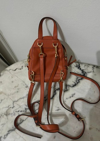 Beden Michael Kors Kahverengi Deri Sırt Çantası