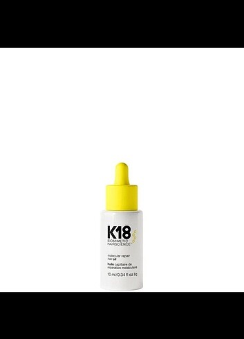 K18 Biomimetic Hairscience Molecular Repair Hair Oil 10ml ingilt