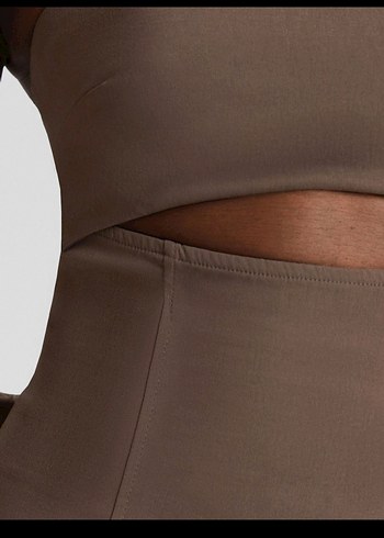 s Beden kahverengi Renk kahverengi bershka elbise
