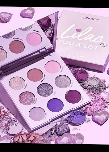 colourpop lilac you a lot far paleti
