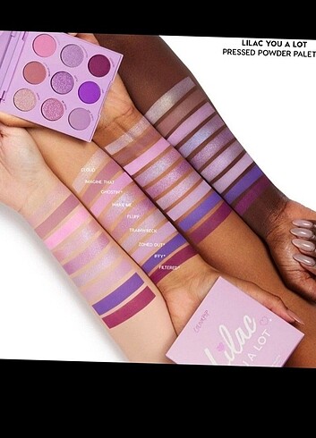 Beden Renk colourpop lilac you a lot far paleti