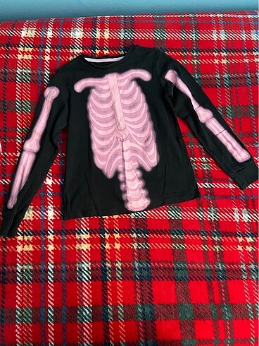 10 Yaş Beden siyah Renk Kız çocuk pijama takımı