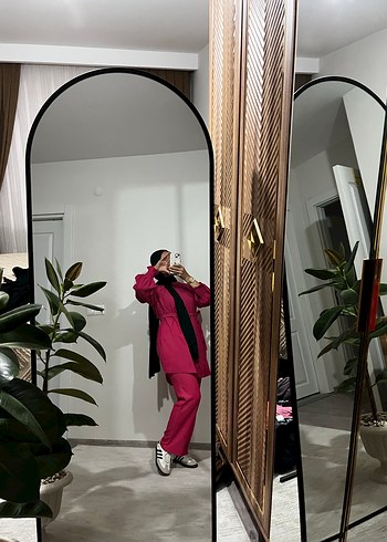 Uzun Kesim Pembe Kadın Takım - Görsel 6