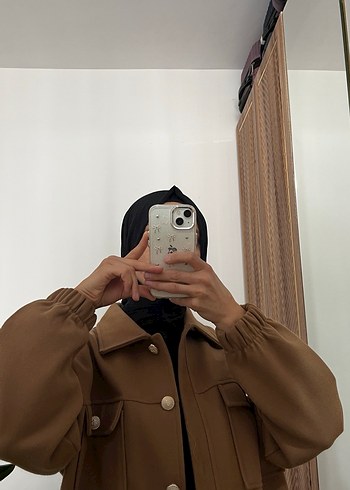 Kadın Camel Süet Midi Trençkot - Görsel 2