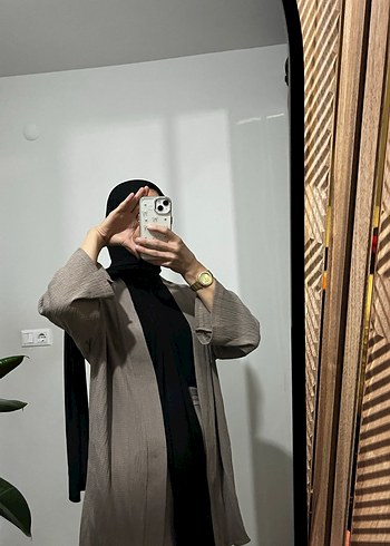 Gri Uzun Kollu Salaş Kadın Takım Elbise - Görsel 7