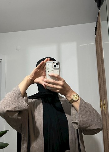 Gri Uzun Kollu Salaş Kadın Takım Elbise - Görsel 6