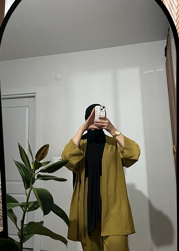 Salaş Kesim Uzun Haki Kadın Takım - Görsel 6