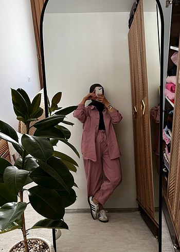 Pembe Midi Kadın Takım Elbise - Görsel 2