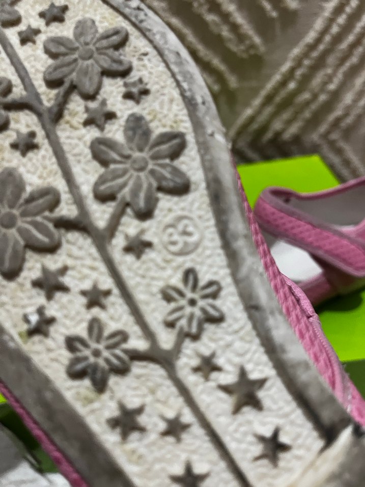 Pembe Nakışlı Kız Babet Ayakkabı - Görsel 3