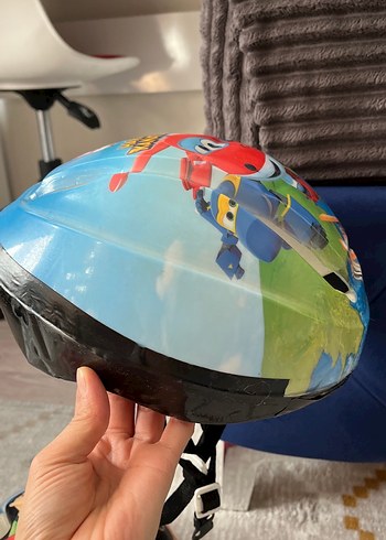 Renkli Pop Kültür Baskılı Çocuk Kaskları - Görsel 9