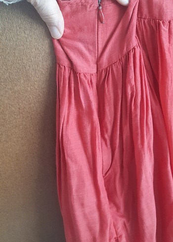 Kırmızı Salaş kısa elbise - Görsel 3