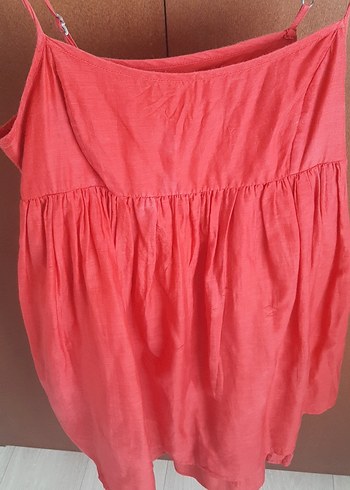 Kırmızı Salaş kısa elbise - Görsel 4