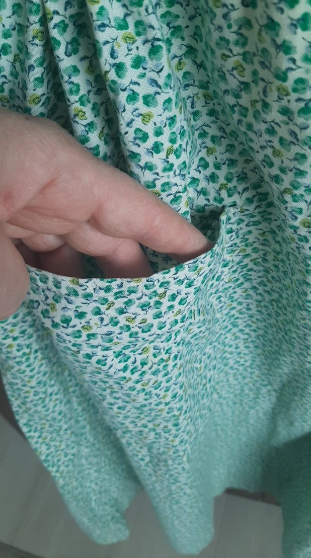 Yeşil Mini Askılı Bohem Elbise - Görsel 4