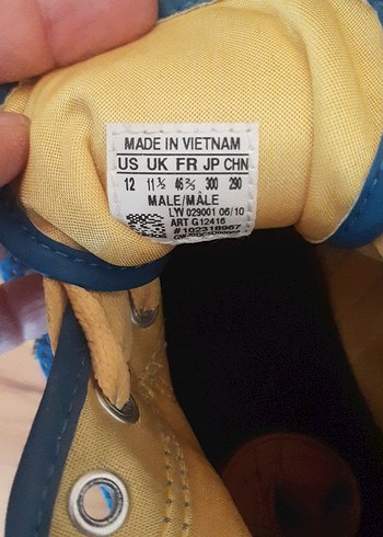 Renkli Mavi Basketbol Ayakkabısı Velcro - Görsel 4