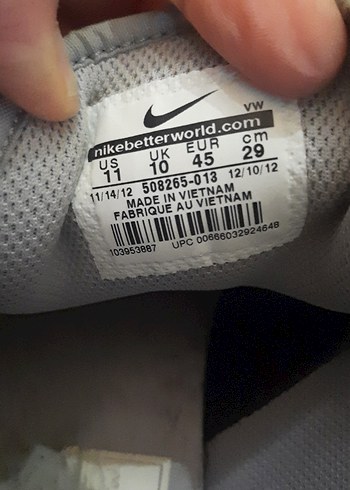 Gri Erkek Spor Ayakkabı Siyah Bağcıklı - Görsel 5