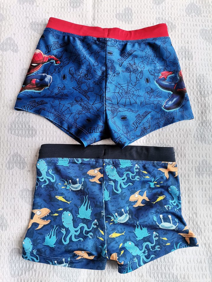 Erkek Çocuk Renkli Desenli Mayo Şortları - Görsel 4