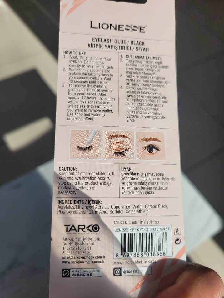 Kirpik Yapıştırıcı - Görsel 3