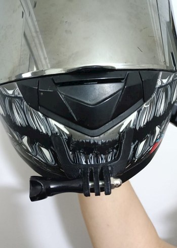 gopro kask çene aparatı üniversal - Görsel 2